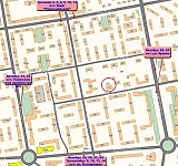 БТИ на Краева, Центр кадастровой оценки и технической инвентаризации недвижимого имущества. Схема проезда.